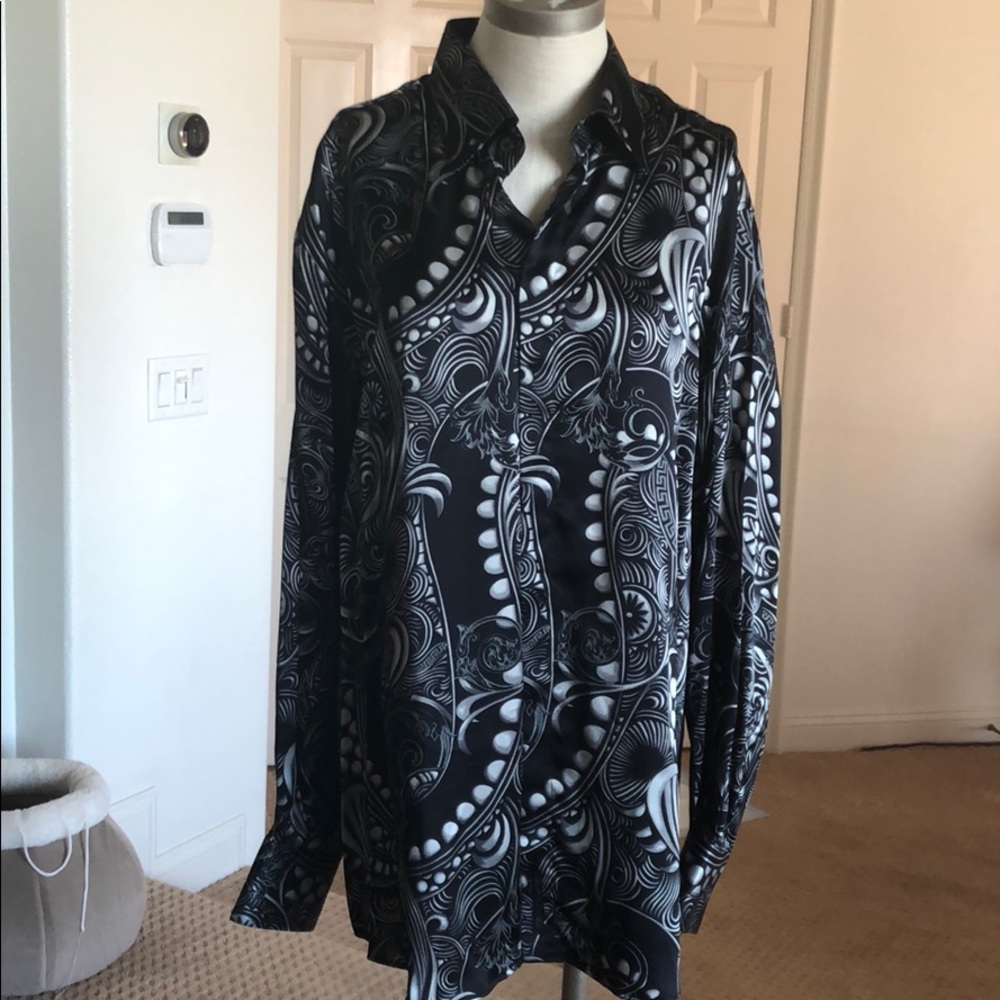 Versace silk shirt
